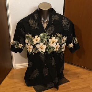 KY’s Floral Hawaiian Shirt made in Hawaii sz XL